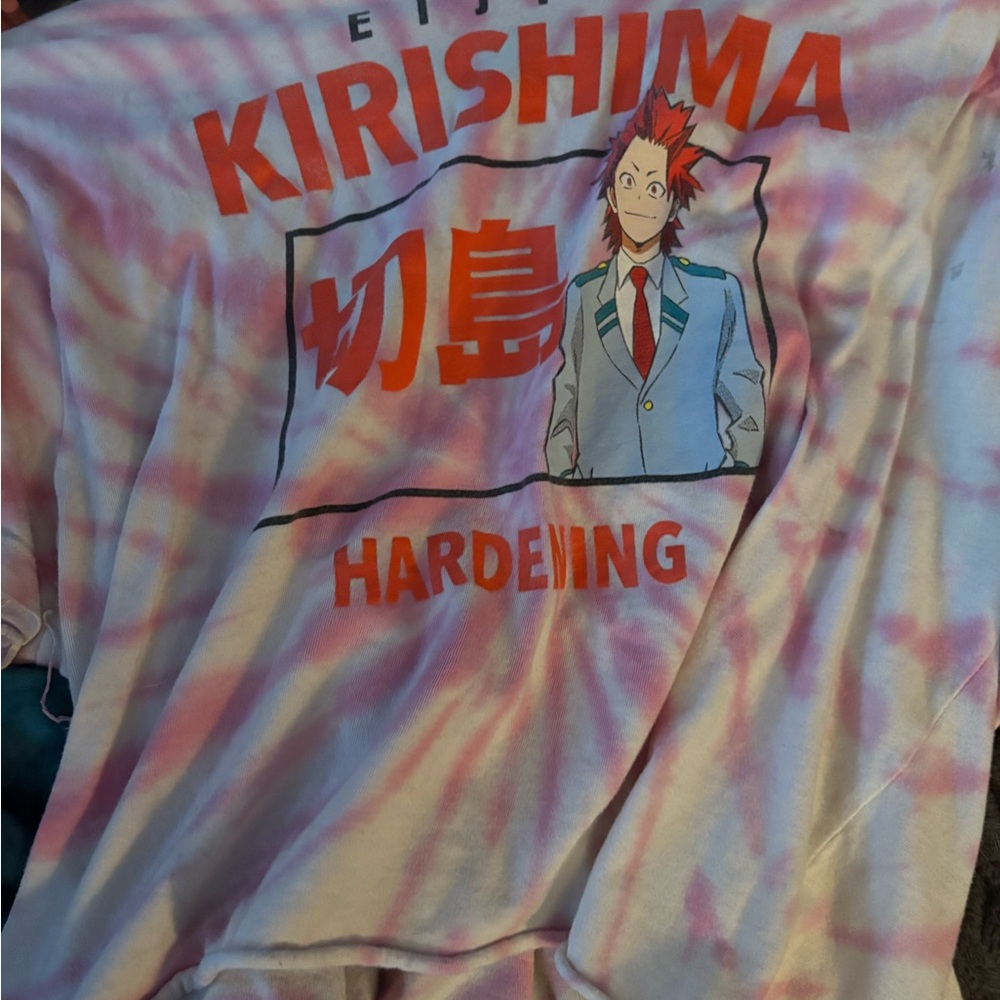 Hot Topic Kirishima Tie-Dye Crop Top